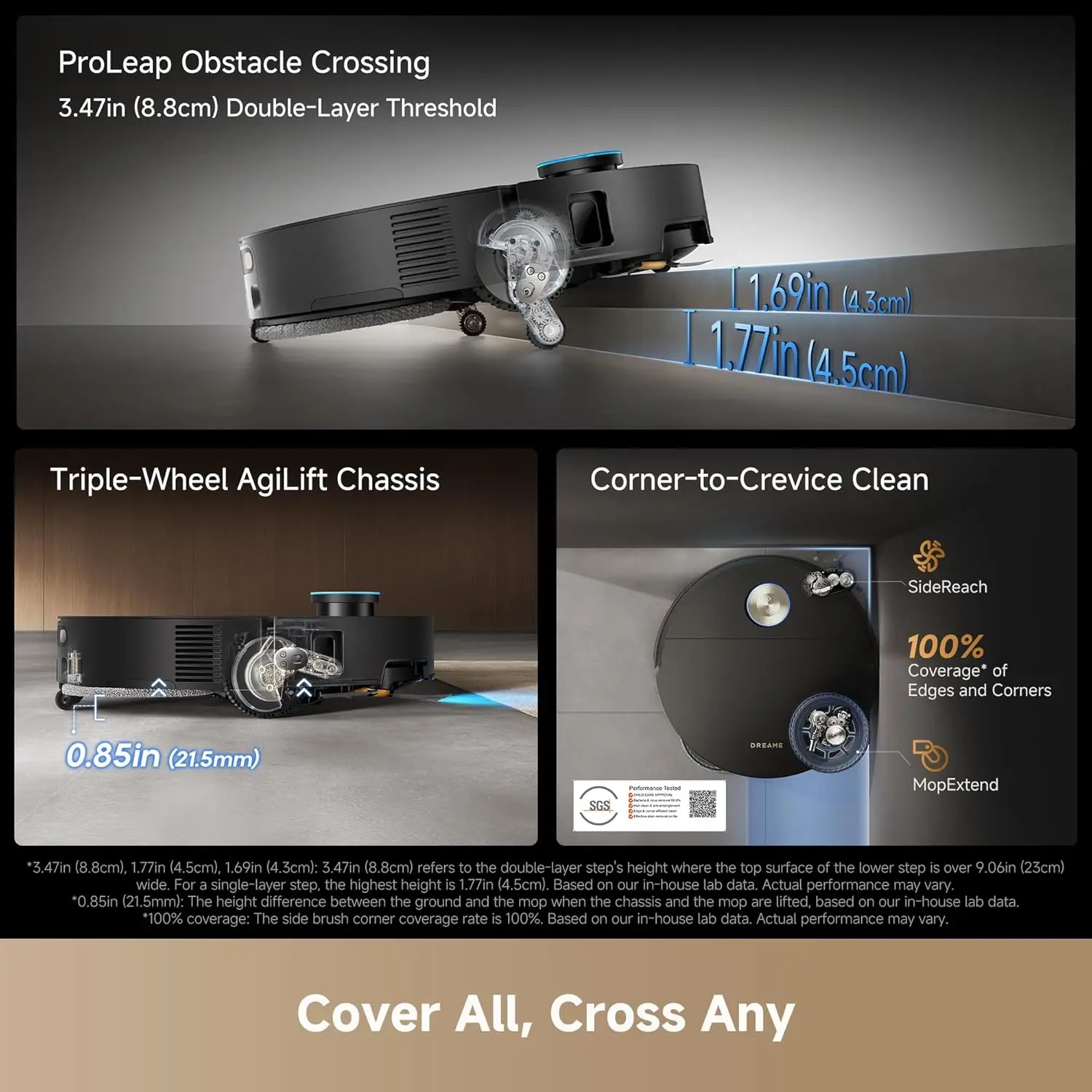 Complete Robot Vacuum Cleaner Self Emptying Refilling Mop Self-Cleaning 280+ Obstacle Avoidance