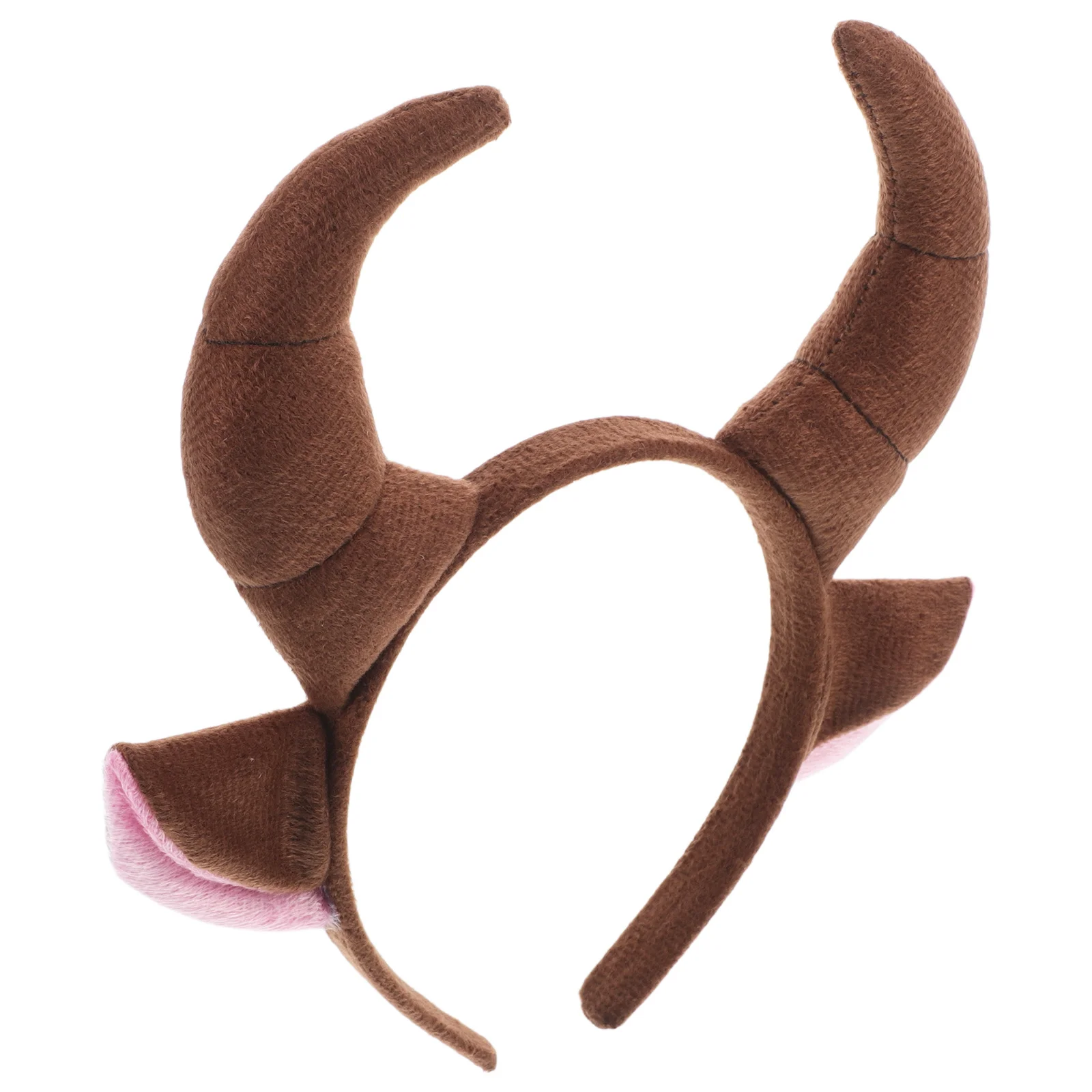 

Ox Horn Headband Lightweight Bull Animal Hair Ornament For Kids Halloween Cosplay Party Decor Hair Accessories