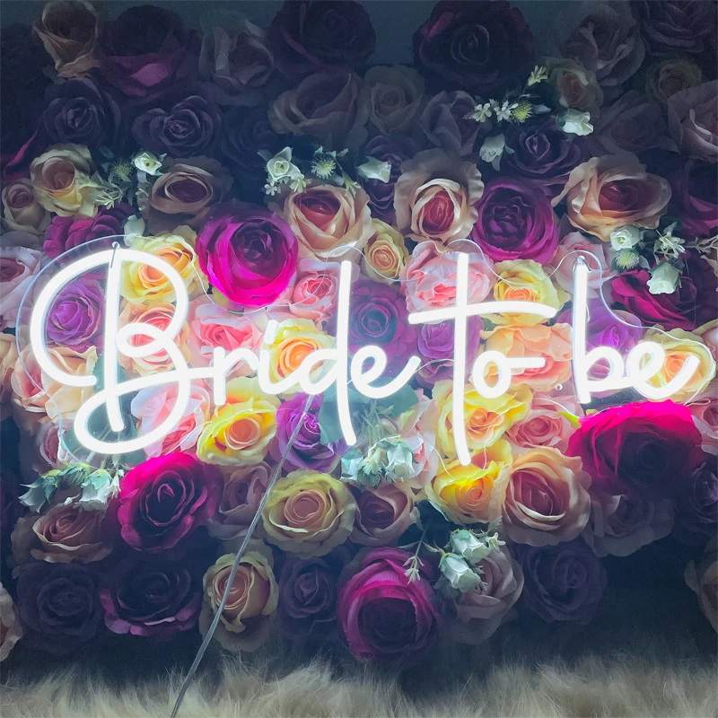 Custom Bride To Be Neon Sign Led Light Lamp For Wall Bedroom Proposal Party Wedding Marriage Deocr Decoration Neon