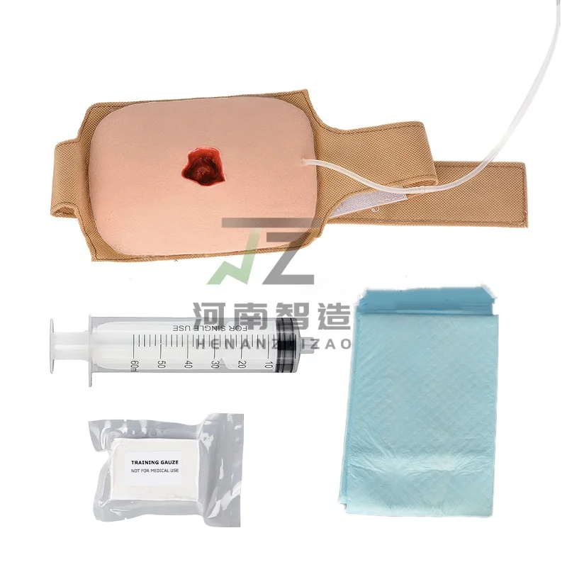 

Носимый набор для симулятора раны кровотечения. Набор для остановки кровотечения раны, набор тренажеров для упаковки раны