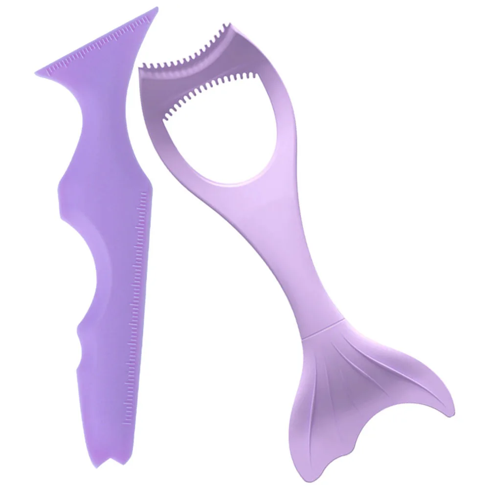 2 stuks siliconen eyeliner stencil ooglidbeschermer oogmake-up hulpmiddel herbruikbare make-upbeschermer voor nauwkeurige toepassing en mascara