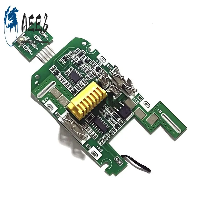 AEE8-For 18V BL1850B/BL1840B Lithium Battery Charging Protection Board Circuit Board Battery Indicator For Angle Grinder