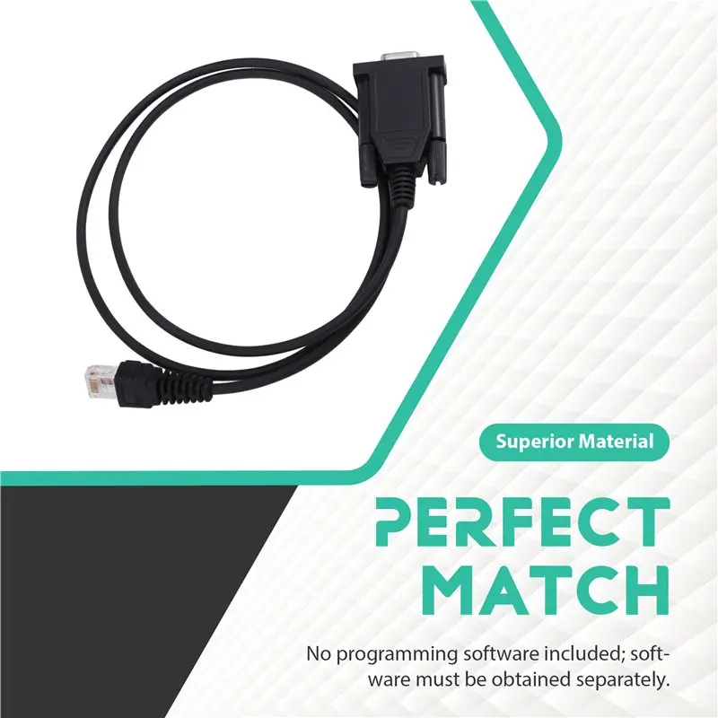 تسليم 24 ساعة بيانات الكمبيوتر الكتابة التردد المنفذ التسلسلي لكابل برمجة RS232 لموتورولا GM300 GM950 GM3688 CDM750 GTX Mobi #6