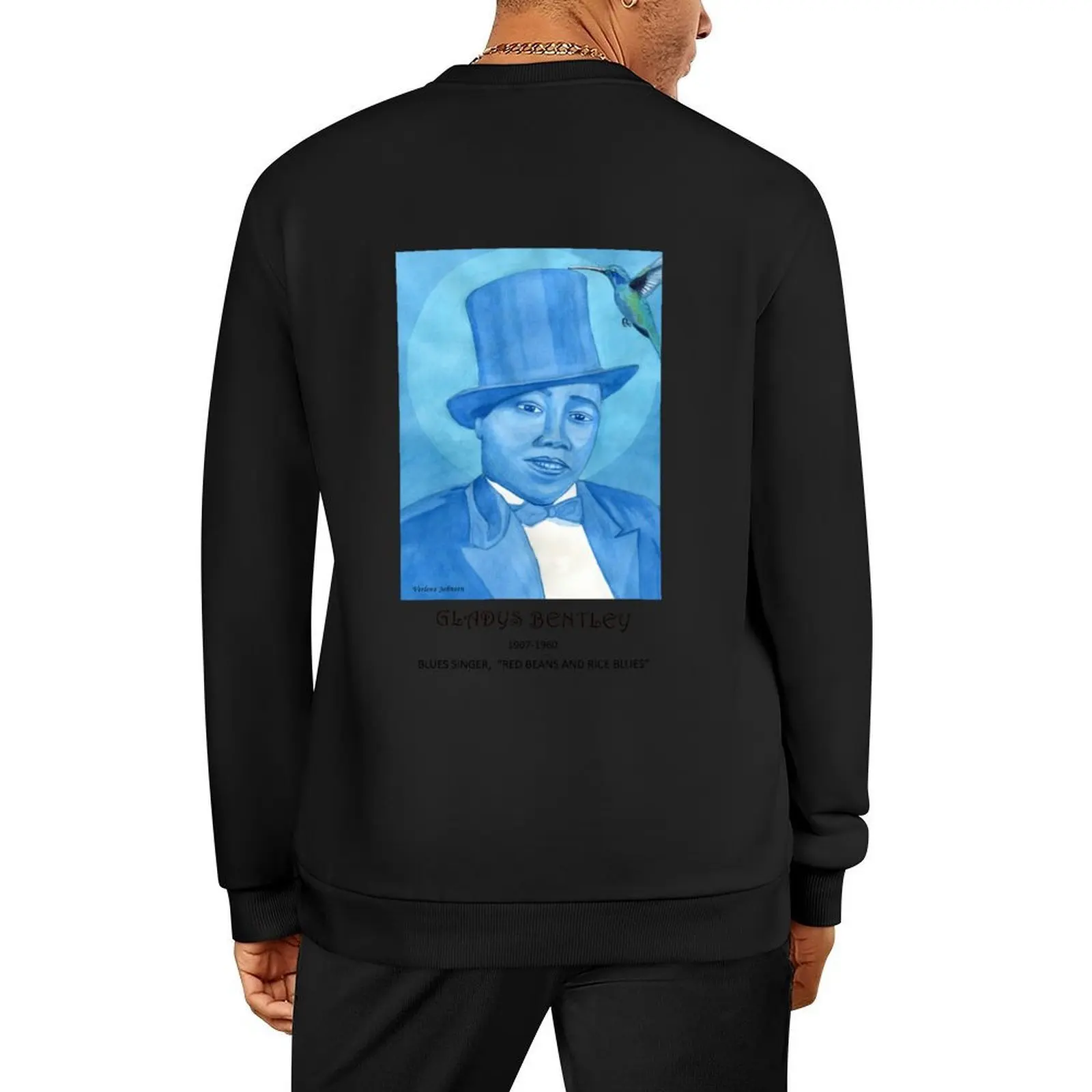 

Gladys Bently Portrait Pullover men's coat aesthetic clothing men's sweat-shirt men clothing hooded sweatshirt