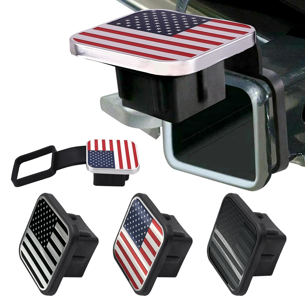 Universal 2 Inch Trailer Hitch Cover Plug For RV Trailer ATV UTV Auto Trailer Hitch Receiver Cover Plug Caps Car Accessories