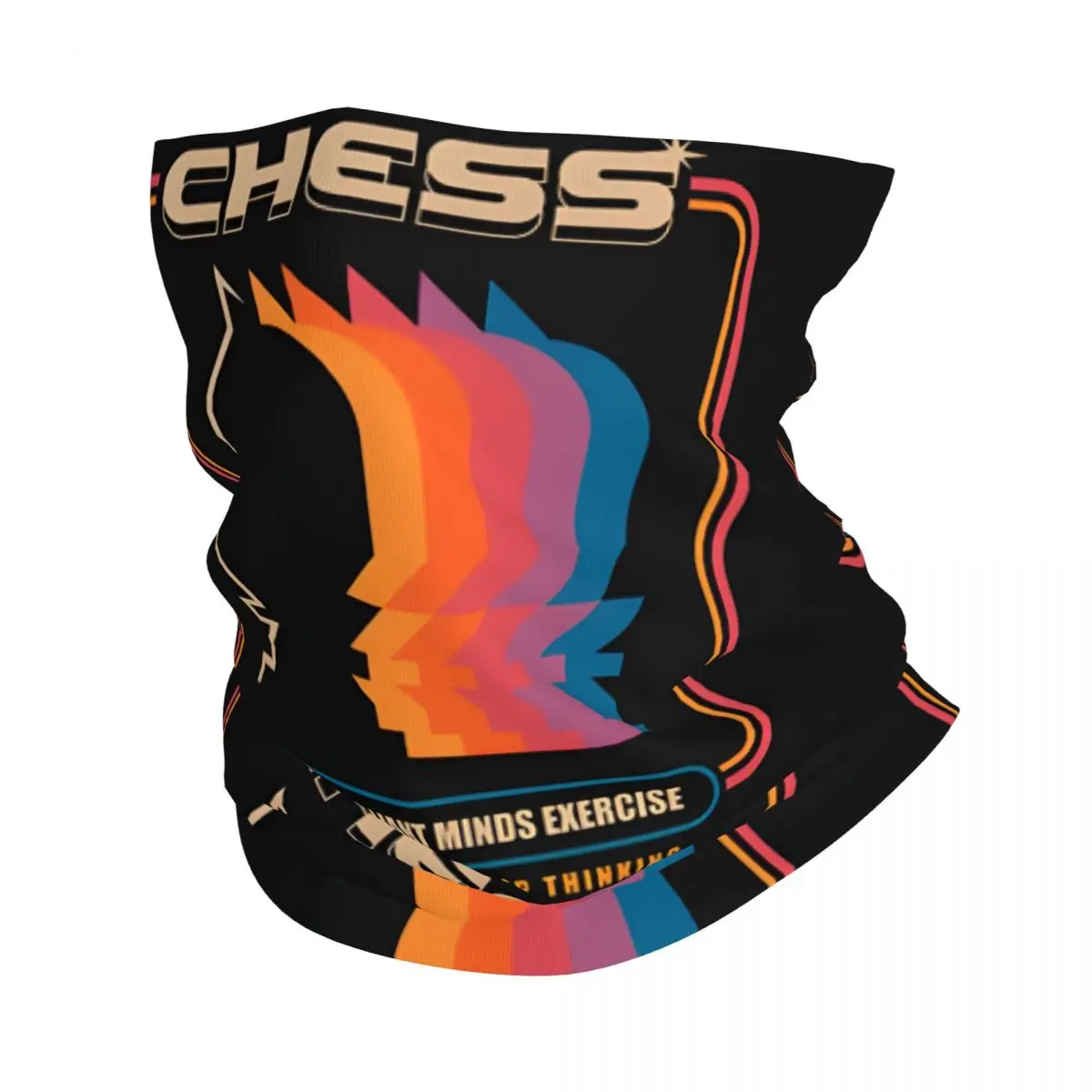 Chess - Where Brilliant Minds Exercise Scarf Neckerchief Neck Face Mask Polyester