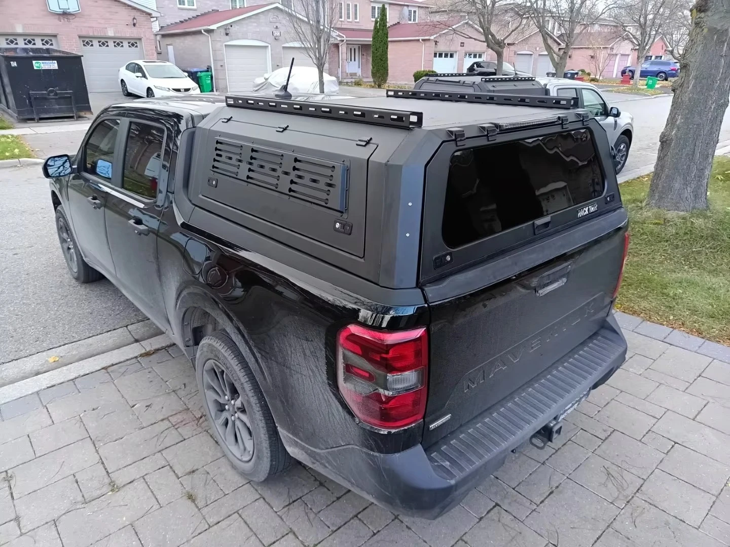 

Hot Sale Aluminum Alloy Pickup Hardtop Truck Canopy for Ford Maverick Camper Shell No Drill Installation Snap Operation