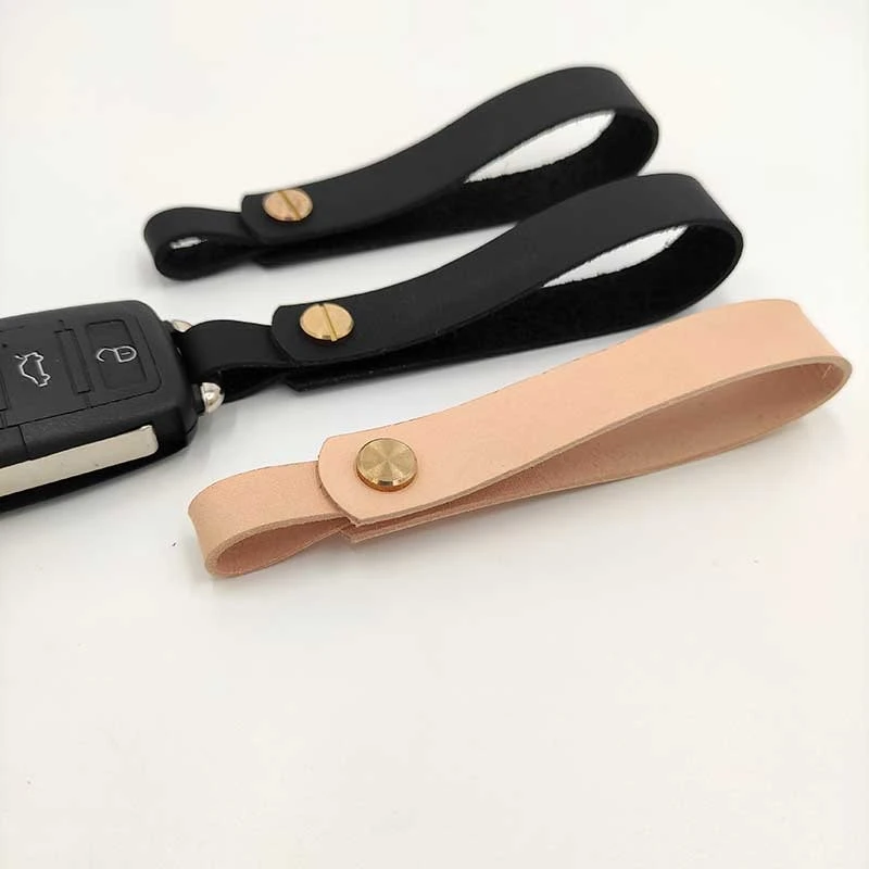 Diy leather knife mold: the first leather car key chain for men and women car key pendant leather key chain