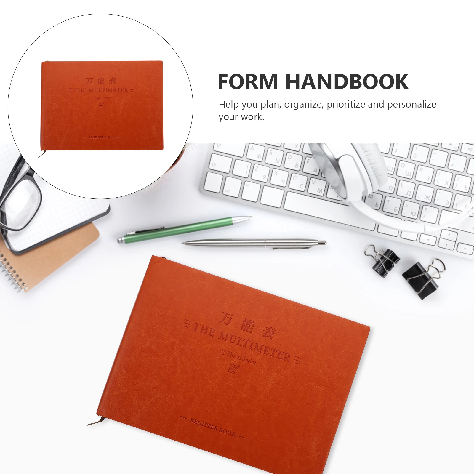 1 قطعة دفتر المحاسبة جودة عالية للطلاب عمال المكاتب المسافرين اليومي مخطط شكل كتيب عالمي #2