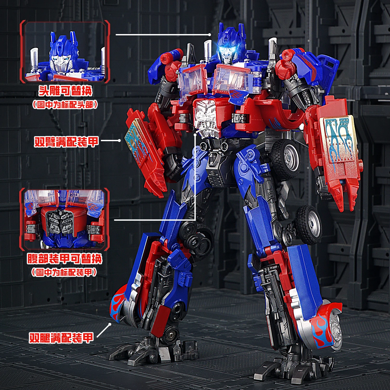 NEW Transformation Robot Toys Optimus Prime‌ Commander Action Figure Model Deformation Truck Head Alloy Edition Robot Cars OP view 5