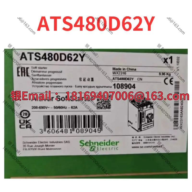 

brand-new soft starter ATS480D62Y, Fast Shipping