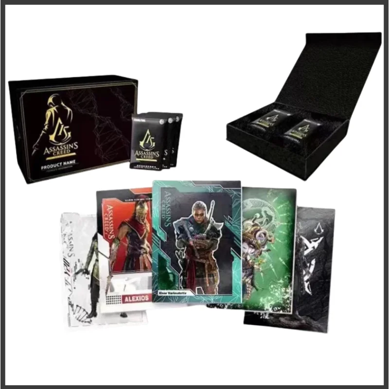 

Новая карта Assassins Creed, 15-летие, памятная ограниченная серия, нарисованные вручную скрытые коллекционные карты, оптовая продажа, игрушки, подарки для детей