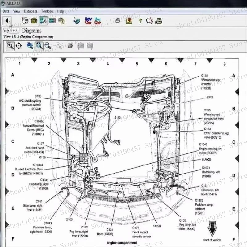 2024 Hot alldata 10.53 Car Software mitchell demand 2015 auto repair alldata software All data car software with Wiring diagram