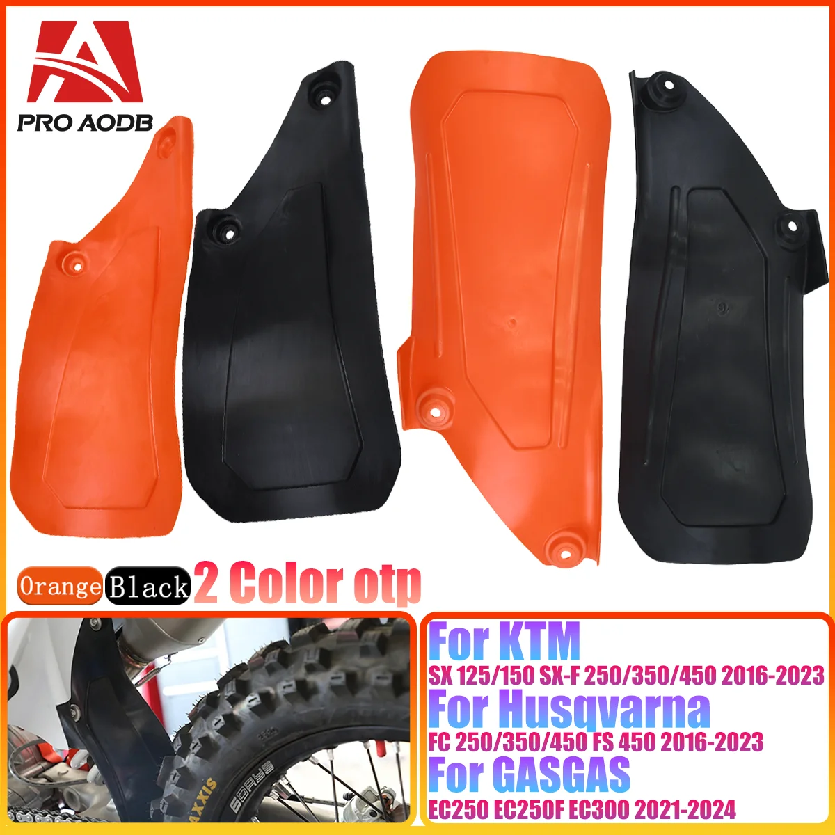 Endurance Dirt Bike rubber fender fender cover For KTM SX SXF XC XCF EXCF Husqvarna FC TC FX FE TE TX FS 125 150 250 300 350 450