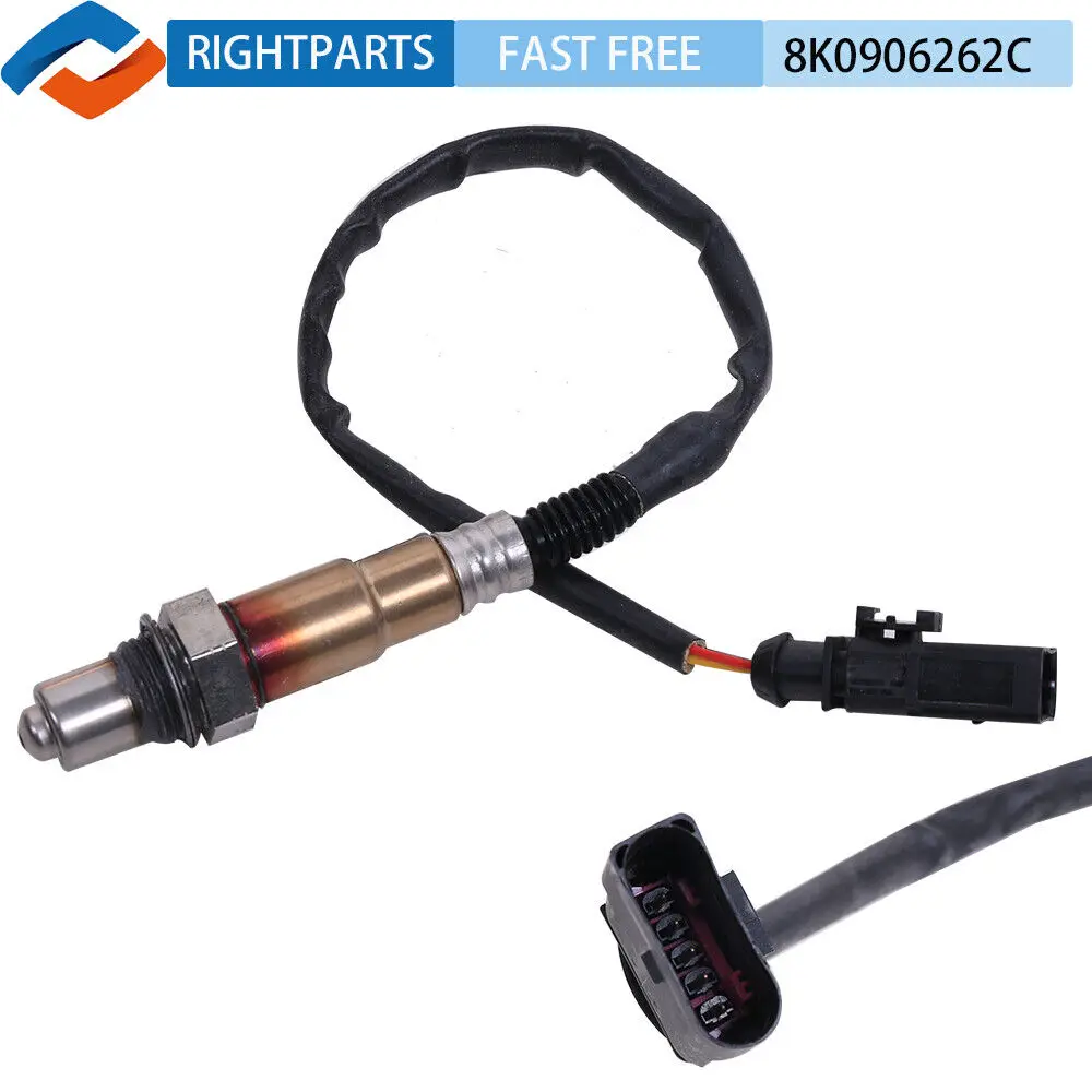 

RIGHTPARTS 8K0906262C Upstream Lambda O2 Oxygen Sensor For AUDI A4 A4 Allroad A4 Avant A5 A5 Sportback Q5 Q7 8K0 906 262C