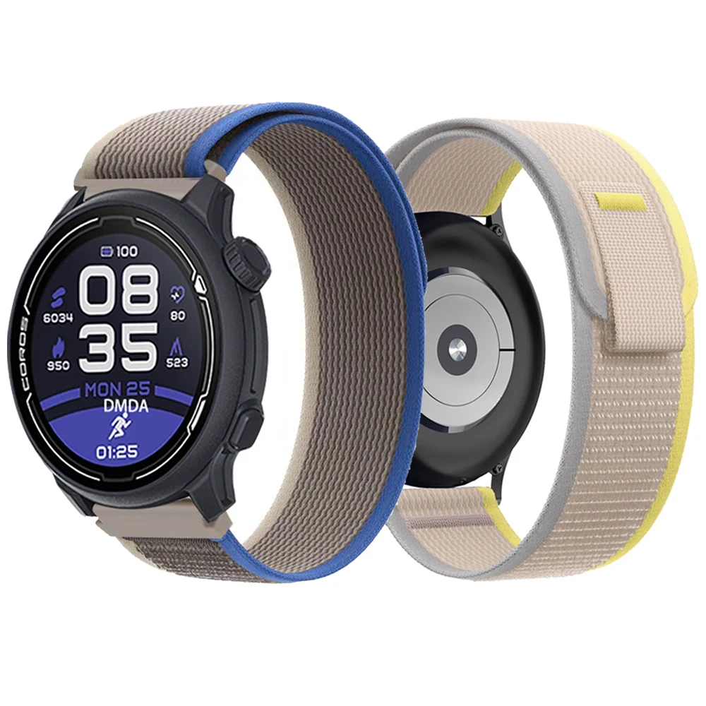 Correa deportiva de nailon de repuesto para COROS PACE 3 2, correa de nailon Trail loop para COROS APEX 2 Pro APEX 46 42mm, pulsera de reloj