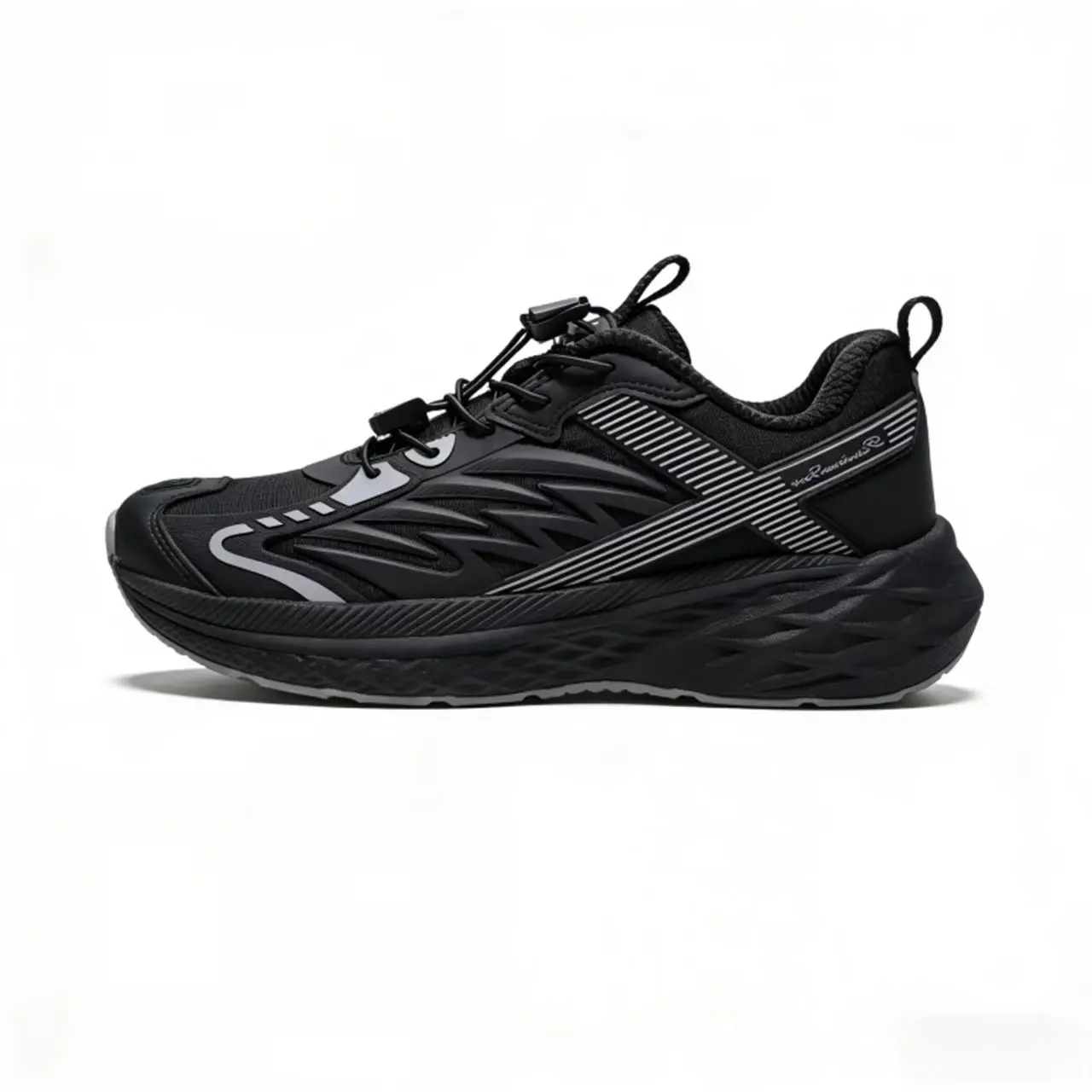 

Mens Hiking Shoes Rubber Sole Anti Slip Lightweight Outdoor Trekking Walking Sneakers Black Brown Big Size