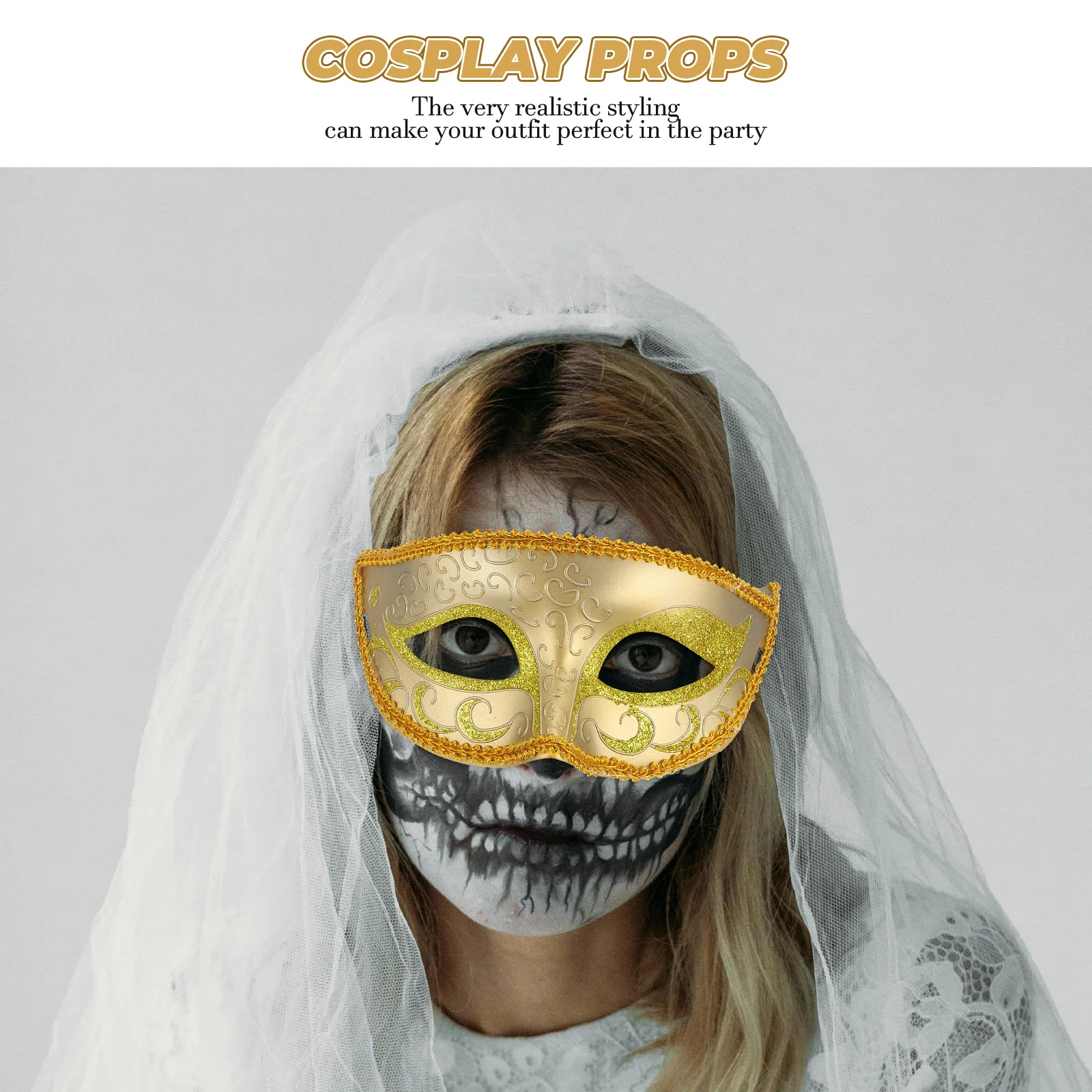 

Mask Cosplay Party Props Dance Dancing Carnival Accessories Costume Halloween The