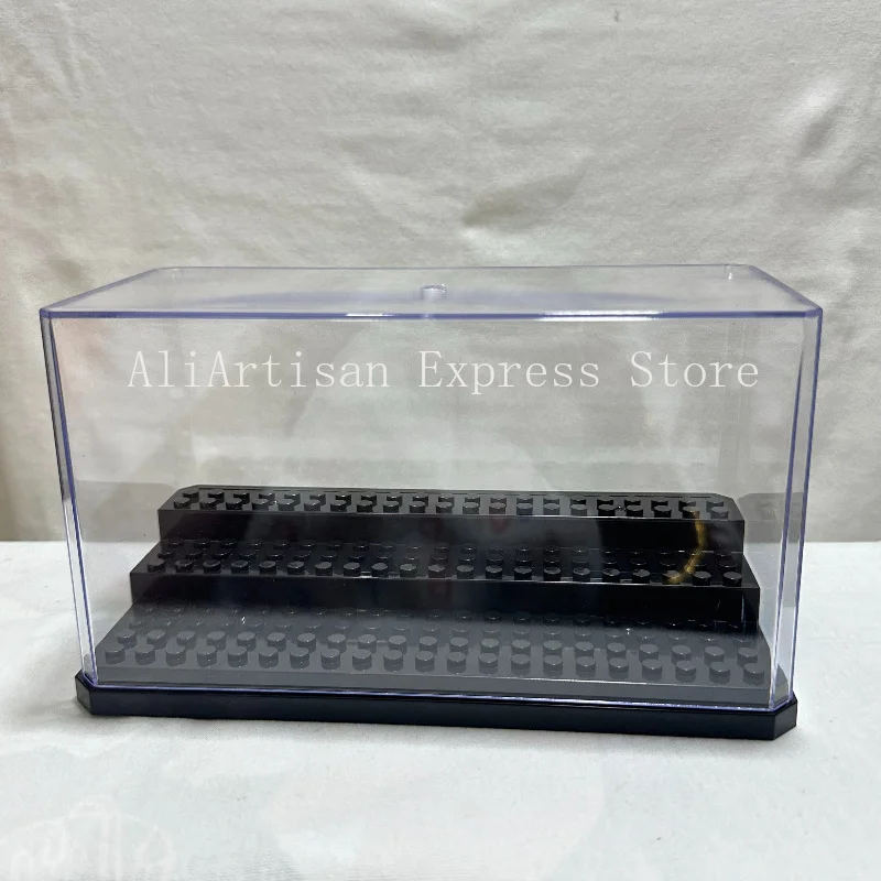 Acrylic Minifigures Display Case, Stackable and Dustproof Building Block Display Box for Lego Action Figure Toys Storage