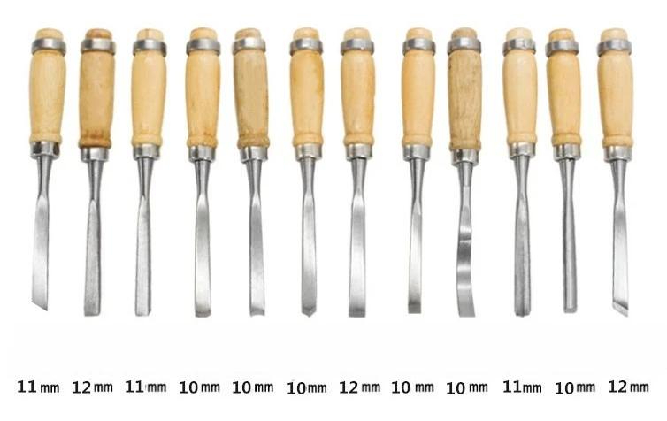 

Carving Knife Set Wood Carving Hand Chisel 12PCS/Set Woodworking Lathe Gouges Tools Woodcarving Tools Set Carved Chisel