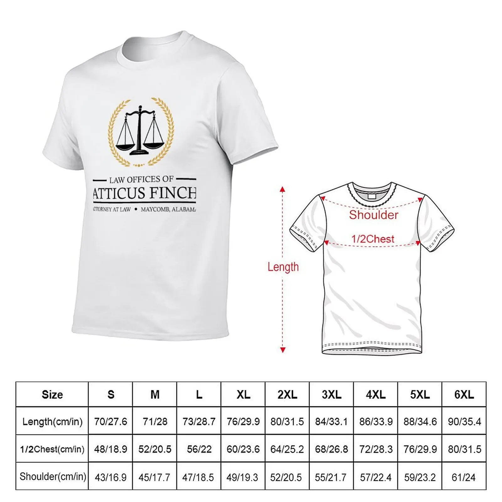 Law Offices of Atticus Finch T-Shirt g man t shirts for men mens graphic t shirts graphic t shirts for man T-shirt
