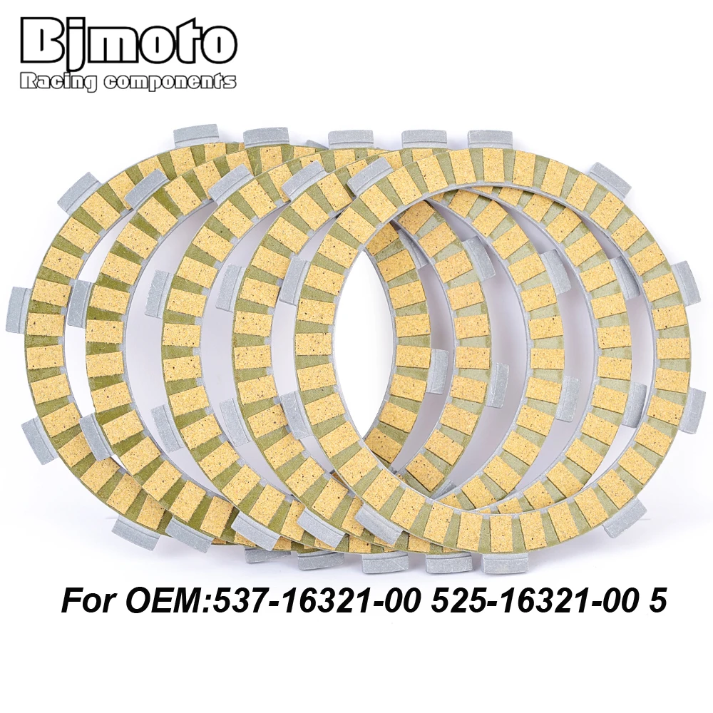 

Clutch Friction Disc Plates Kit For Yamaha SR185H SR185J TW225 TW225E XT200J XT200K TW125 TY125 TY175B TY175C TY175 YZ125X