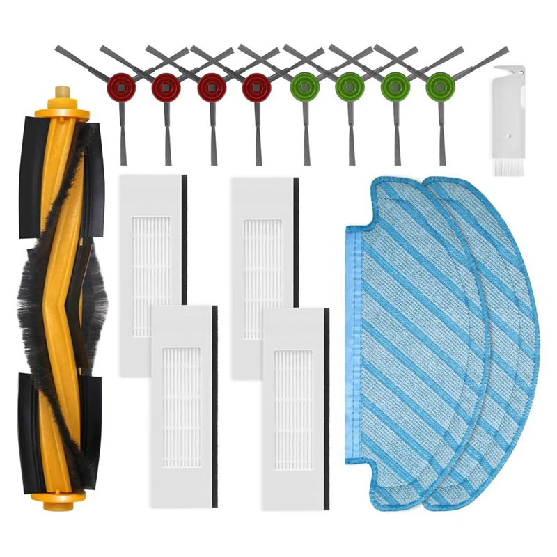

Replacement For Yeedi Vac Max, Vac Station Robot Vacuum Cleaner Accessories Main Side Brush Hepa Filters Mop Cloth