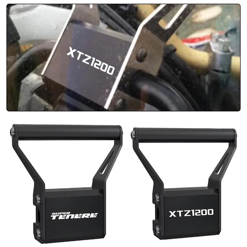 XTZ 1200 12MM Stand Holder Supporter Phone GPS Navigation Plate Mounting Bracket For Yamaha Super Tenere XTZ1200 2014-2024 2023