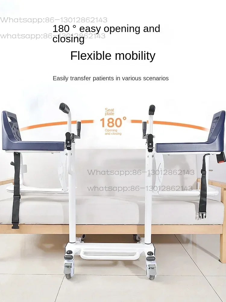Silla  transferencia  elevación  pacientes avanzada 5 en 1, silla  noche versátil, cómoda, transporte silencioso, Ayuda