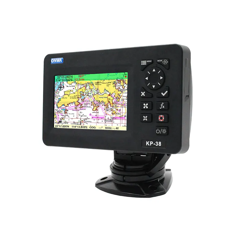 Small Marine KP-38 5-inch Compact Marine GPS Chart Plotter GPS Navigator