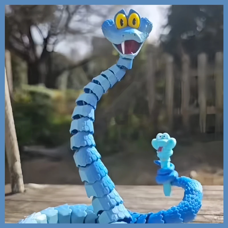 ゲイリー・ザ・スネーク ズートピア2 30-68cm 可動式シミュレーションおもちゃヘビ 3Dプリントヘビ ゲイリーモデル かわいい子供向けギフト