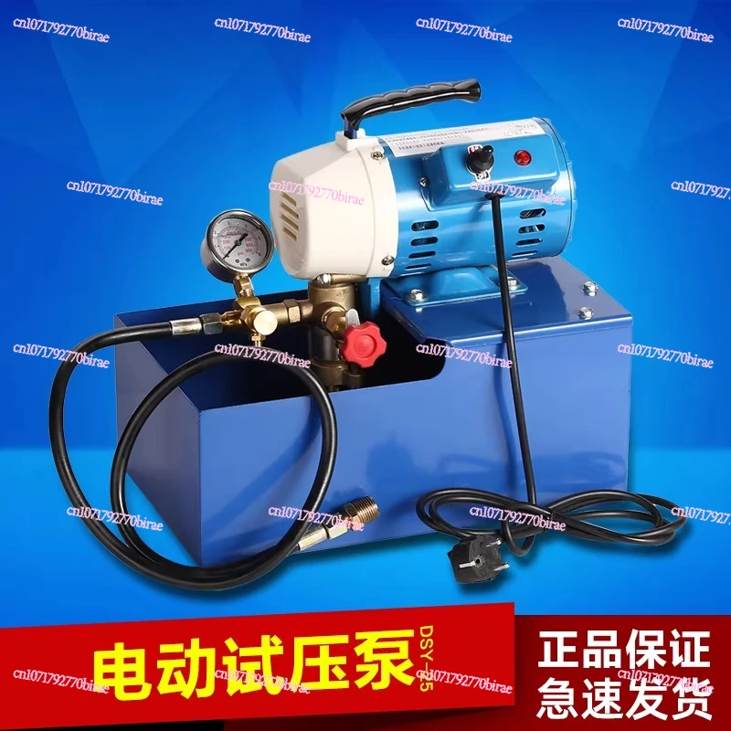 DSY-25-60 Portable Electric Pressure Test Pump PPR Water Pipeline Pressure Test Machine, Double Cylinder  Operation