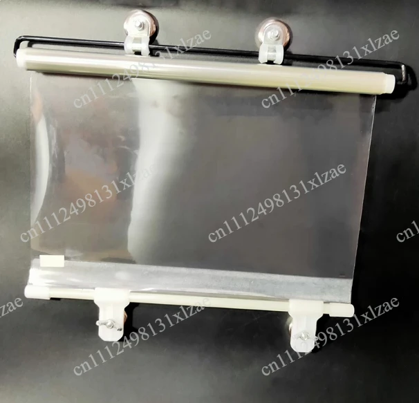 Retractable Mold Safety Curtain 350-750mm, Injection Molding Machine Splash Guard Cover – Heavy-Duty Protection