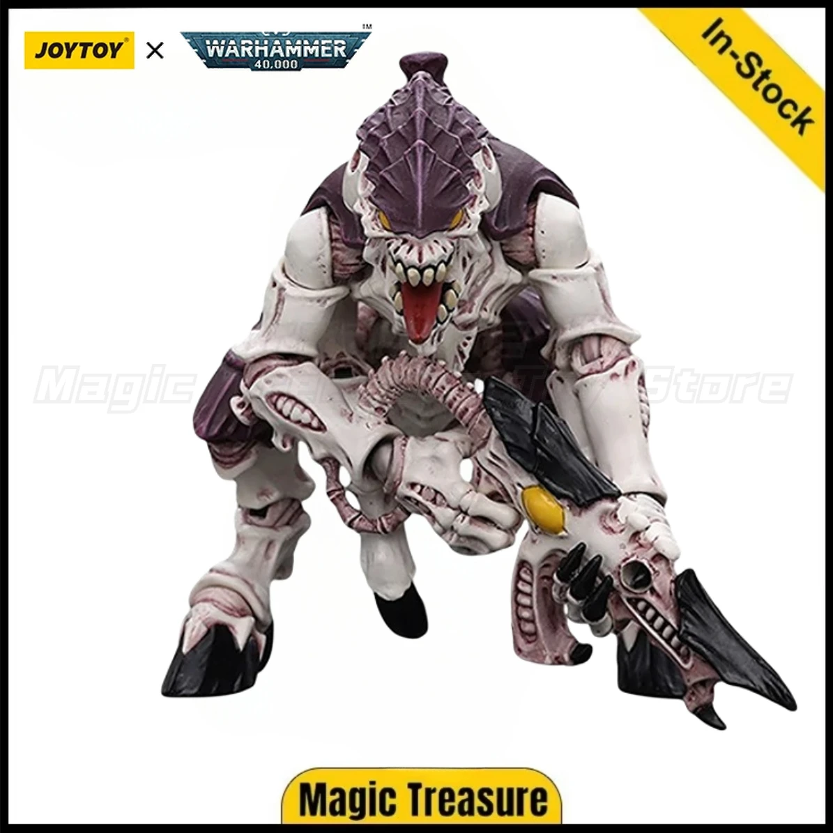 

【In Stock】JOYTOY Warhammer 40K Tyranids Hive Fleet Leviathan Termagant with Fleshborer 1/18 Action Figure