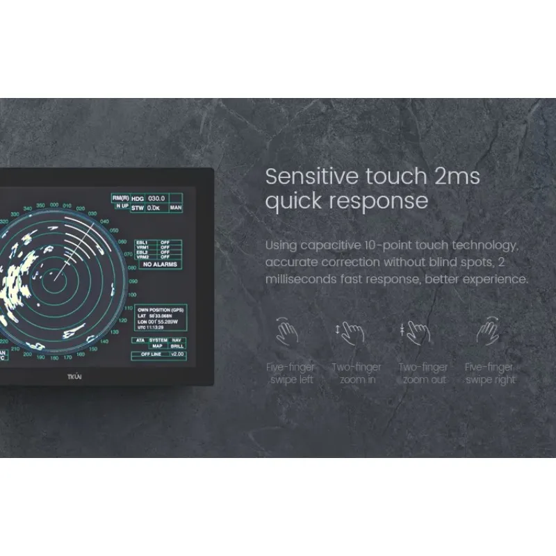 SST High Quality 12/12.1 Inch Capacitive Touchscreen Display IP65 Waterproof Front Panel Industrial LCD  USB Outdoor Use
