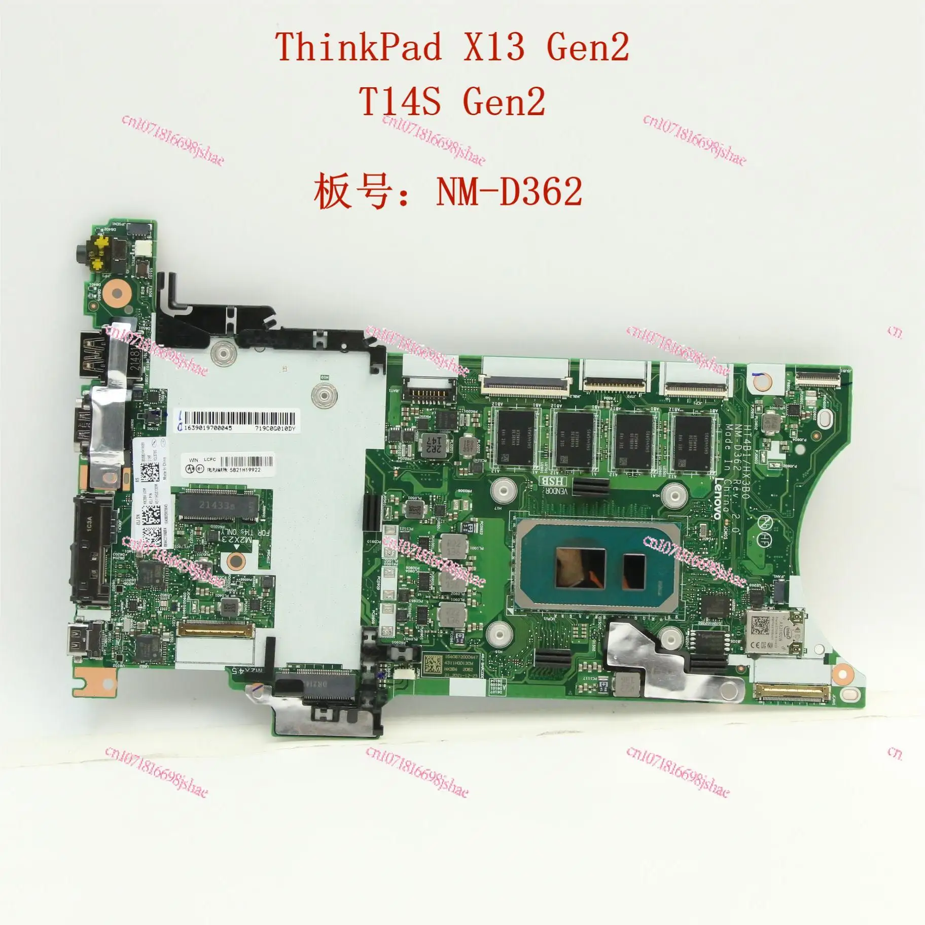 ThinkPad X13 Gen1/2/3/4 Main Board 203015-1 NM-E091 NM-D362 Main Board