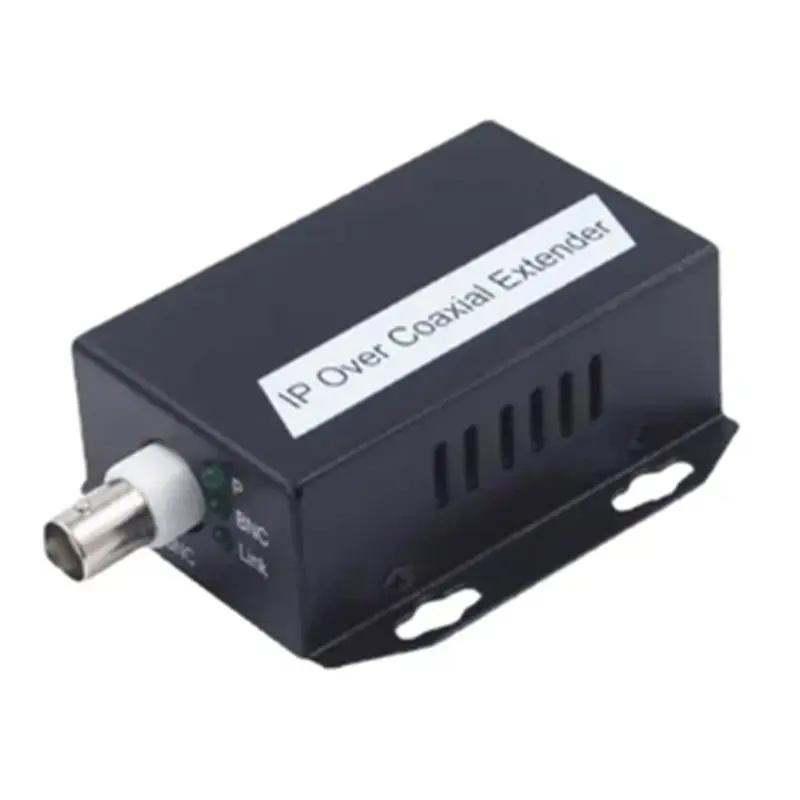 【NEW 2026】6Pcs Ethernet IP Extender Over Coax HD Network Kit Eoc Coaxial Cable Transmission Extender For Security CCTV Cameras(B