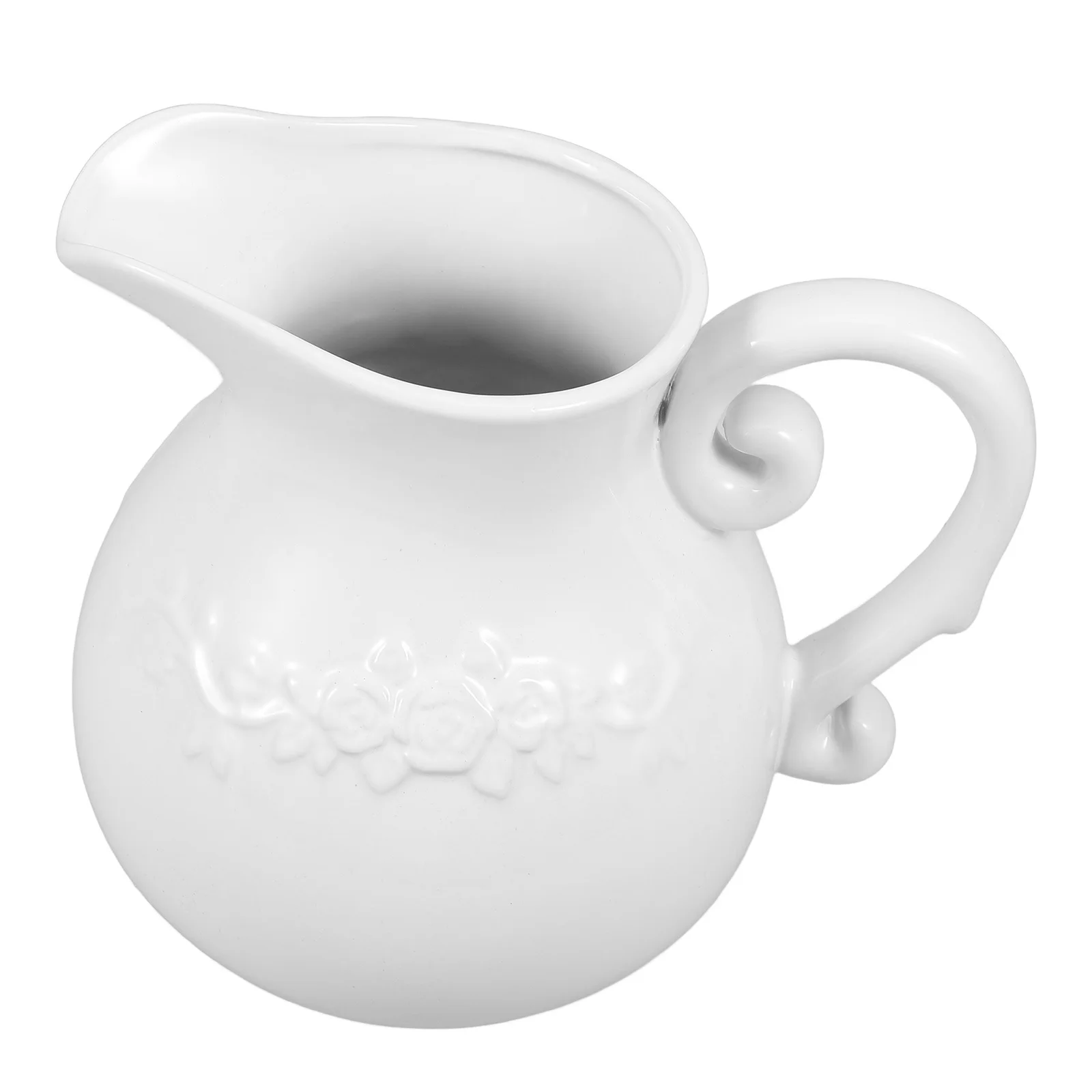 

Decorative Ceramic Vase Farmhouse Style Flower Display Jug Well Made Long Lasting Use Indoor Decoration Ceramic Pitcher Vase