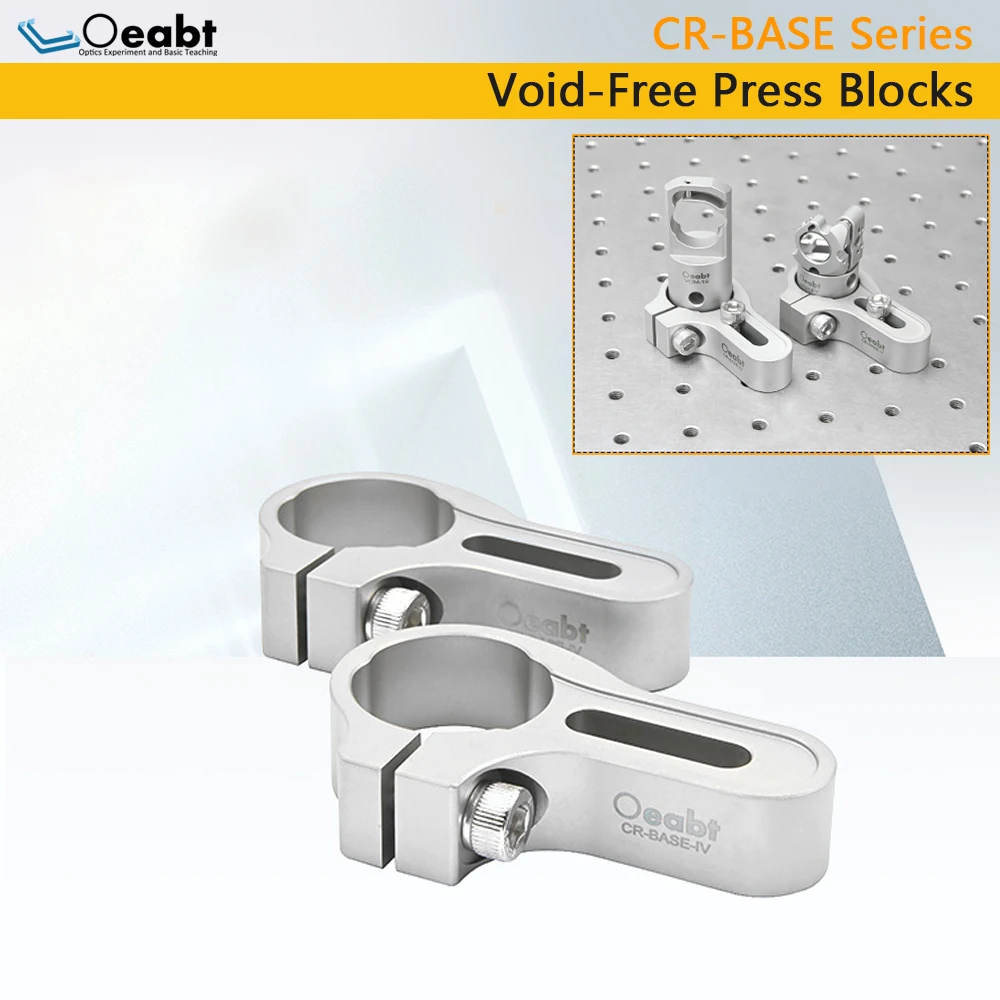 

CR-BASE Series Gap-Free Press Block Post Flexible Press Block High Vacuum Optical Experiment Stainless Steel Fixed Block