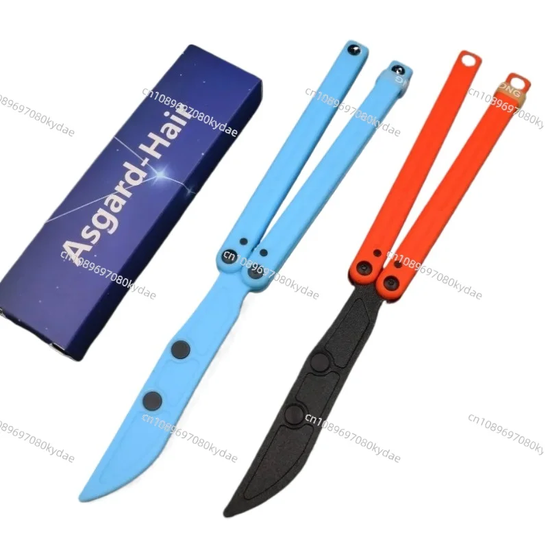 

Складной тренировочный нож Asgard Cancer Bali из пластика для безопасных уличных тренировок и практики EDC