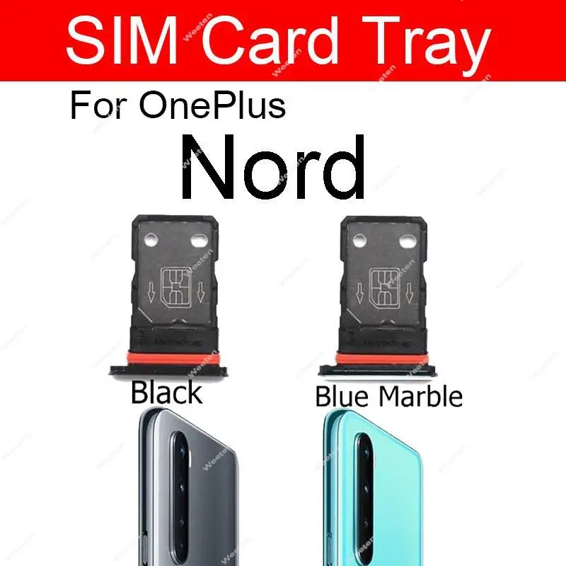 Sim Card Tray Holder For Oneplus OnePlus Nord 2 Nord N10 N20 N100 N200 N300 Nord CE CE2 5G Dual SIM Card Replacement Parts