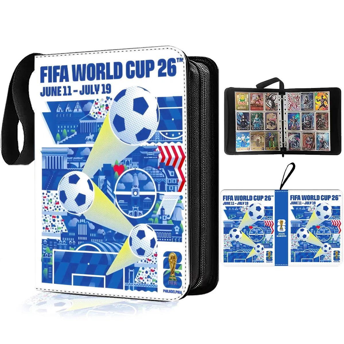 2026 USA Kanada Mexiko Fußball-Weltmeisterschaft Sammelkarten-Album Aufbewahrungsmappe Fußball-Sammelalbum Fotobuch Erinnerungsstücke – Detail 19