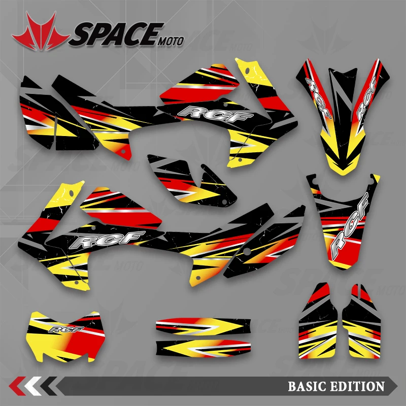 

SPACE MOTO Graphics Background Decals Stickers Motorcycle For HONDA 12-16 17-20 CRF250L