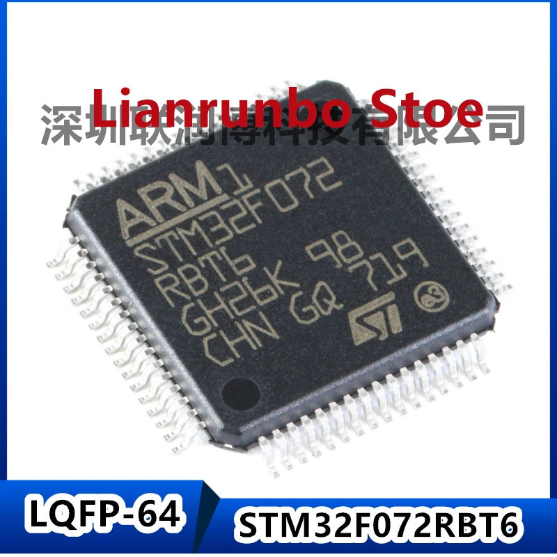 Neue original STM32F072RBT6 LQFP-64 ARM Cortex-M0 32-bit mikrocontroller MCU