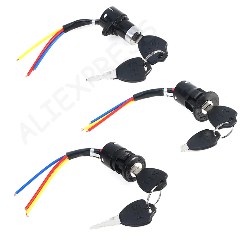 

Universal Electric Bicycle Biking Portable Dustproof Cycling Parts for Electric Scooter Ignition Switch Key Power Lock
