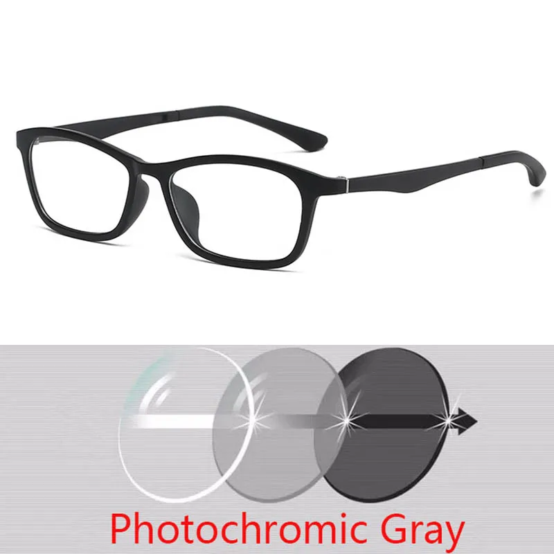 2248 Square TR90 Frame Clear Lens Prescription Glasses Myopia Nerd Spectacles Degree -0.5 -1.0 -2.0 -3.0 -4.0 to -6.0