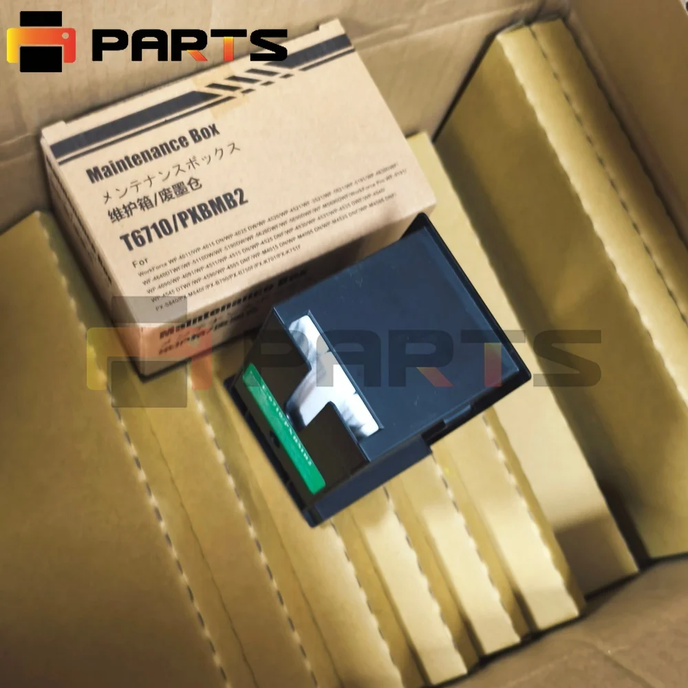 5pcs T6710 Maintenance Box for Epson WF 5110 5190 5620 5690 4630 4640 3520 3530 3540 3640 WP4010 4020 4530 4533 4540 4590 M5190