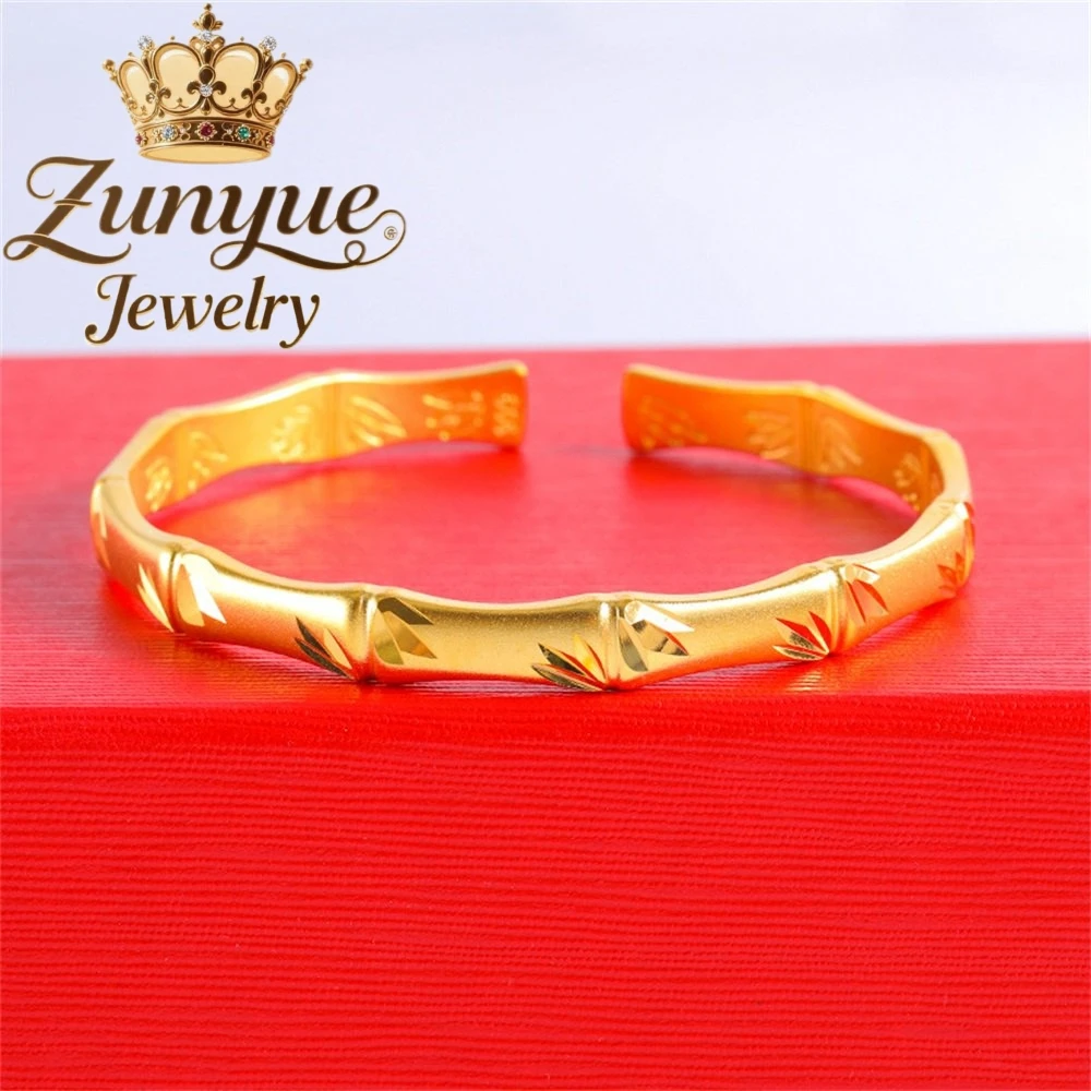 

Sand Gold Bamboo Bracelet Adjustable Luxury Quality Jewelry Fashion Jewelry Exquisite Charm Elegant Popular Young Best Selling