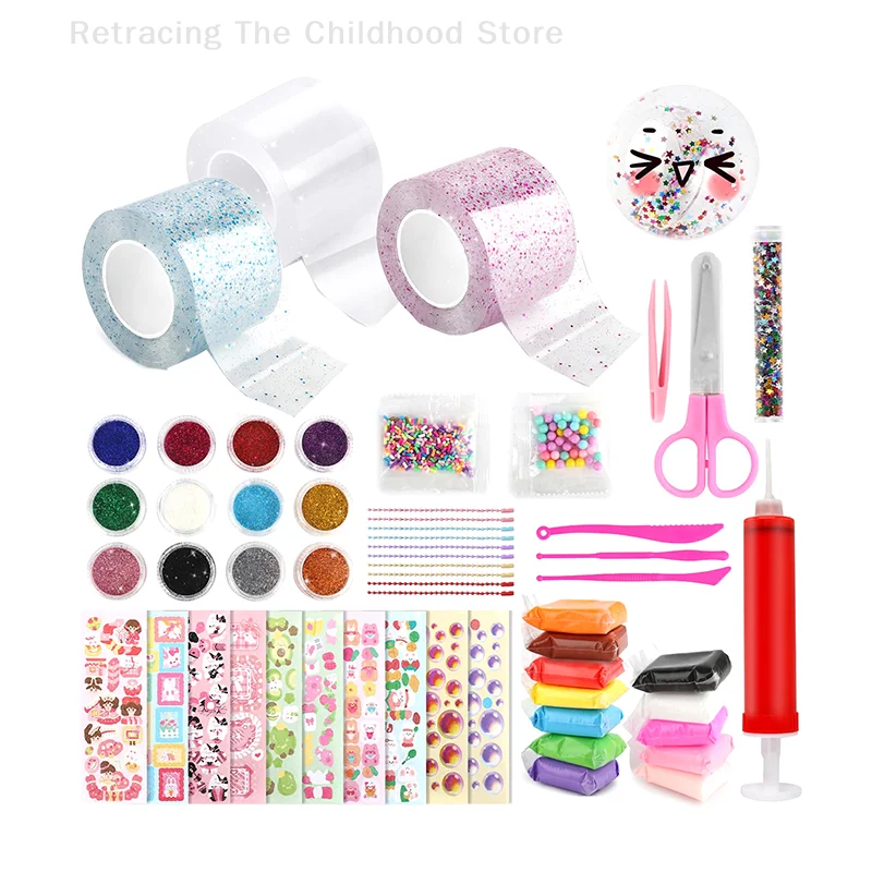 

Набор пузырей с нано-лентой, набор для рукоделия с двухсторонней лентой и эластичными пузырьками, игрушки для снятия стресса, мягкий шарик, игрушка для снятия тревоги