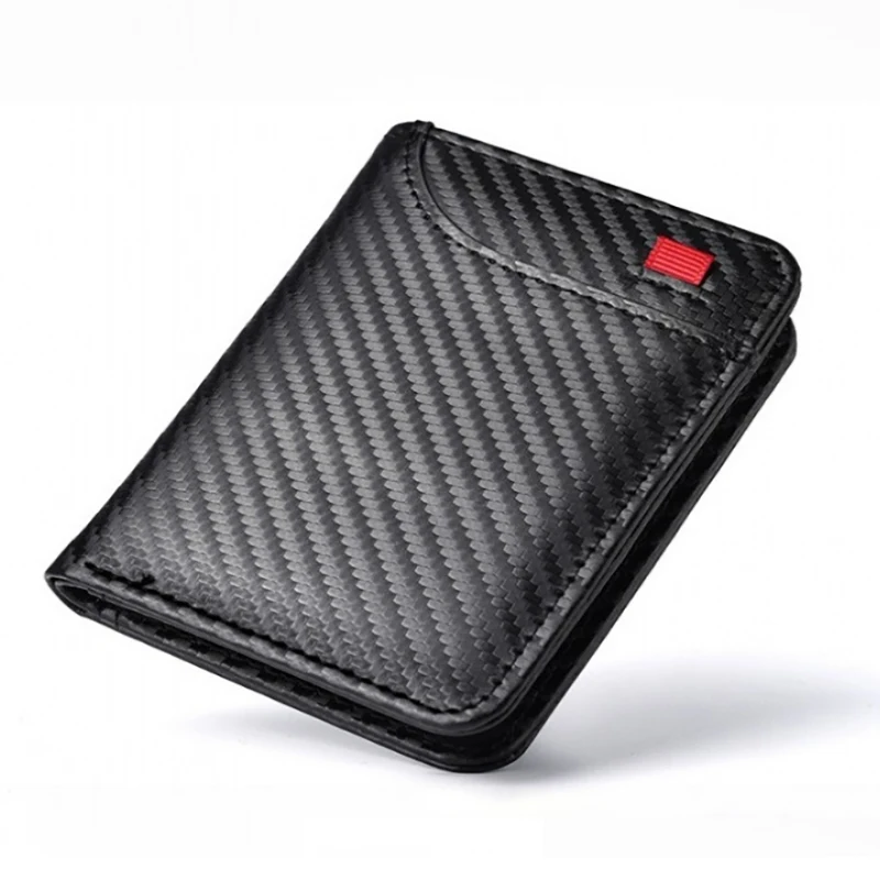 Men's Slim Bifold Wallet - Vertical ID Window & Multi-Card Slots, Compact Design for Credit Cards & IDs, Daily Carry Essential​